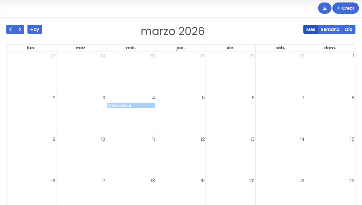 ¿Cómo uso el calendario?