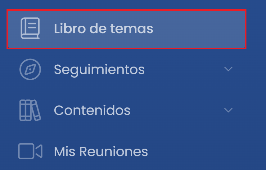 ¿Qué es el Libro de temas y cómo registro una clase? — Acceder a Libro de temas